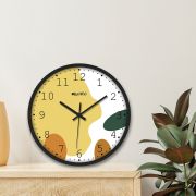 Wall Clock 12 Inch Analog Decorative Latest Wall Clock Tic-Toc Movement Classic (Black)