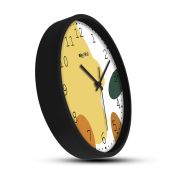 Wall Clock 12 Inch Analog Decorative Latest Wall Clock Tic-Toc Movement Classic (Black)