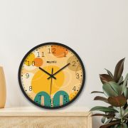 Analog Decorative Latest Wall Clock Tic-Toc Movement Classic (Black)