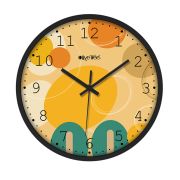 Analog Decorative Latest Wall Clock Tic-Toc Movement Classic (Black)