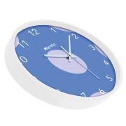 Analog Decorative Wall Clock Tic-Toc Movement Classic Clock (White)