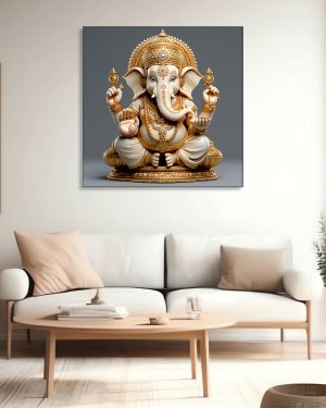 Olive TreeWooden Wall Art  Canvas Painting for Home 24 x 24 inch Multicolour