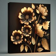Olive TreeWooden Wall Art Canvas Painting for Home 24 x 24 inch Multicolour