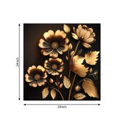 Olive TreeWooden Wall Art Canvas Painting for Home 24 x 24 inch Multicolour