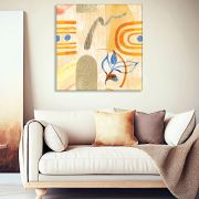 Olive TreeWooden Wall Art Canvas Painting for Home 24 x 24 inch Multicolour
