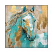 Olive TreeWooden Wall Art Canvas Painting for Home 24 x 24 inch Multicolour