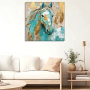 Olive TreeWooden Wall Art Canvas Painting for Home 24 x 24 inch Multicolour