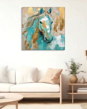Olive TreeWooden Wall Art  Canvas Painting for Home 24 x 24 inch Multicolour