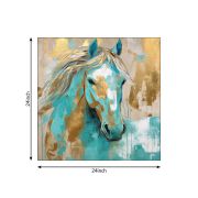 Olive TreeWooden Wall Art Canvas Painting for Home 24 x 24 inch Multicolour