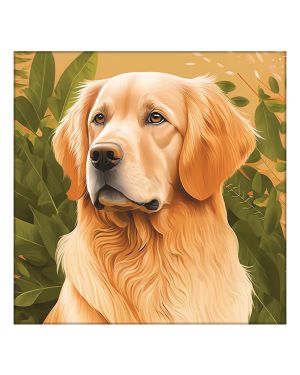 Olive TreeWooden Wall Art  Canvas Painting for Home 24 x 24 inch Multicolour