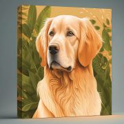 Olive TreeWooden Wall Art Canvas Painting for Home 24 x 24 inch Multicolour