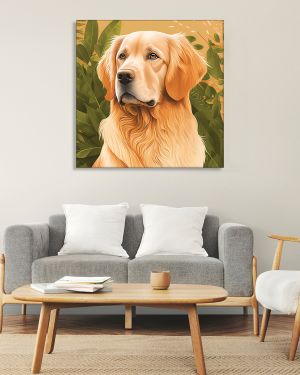 Olive TreeWooden Wall Art  Canvas Painting for Home 24 x 24 inch Multicolour