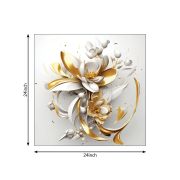 Olive TreeWooden Wall Art Canvas Painting for Home 24 x 24 inch Multicolour