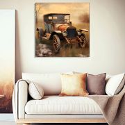Olive TreeWooden Wall Art Canvas Painting for Home 24 x 24 inch Multicolour
