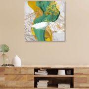 Olive TreeWooden Wall Art Canvas Painting for Home 24 x 24 inch Multicolour