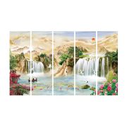 Olive Tree Large Scenary Canvas Painting for Wall Decoration Picture Split Panels Art Decor Set of 5 Canvas Paintings