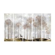 Olive Tree Large Beautiful Canvas Painting for Wall Decoration Picture Split Panels Art Decor Set of 5 Canvas Paintings