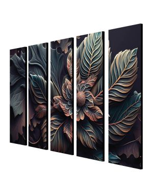 Olive Tree Large Art Canvas Painting for Wall Decoration Picture Split Panels Art Decor Set of 5 Canvas Paintings