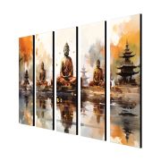 Olive Tree Large Canvas Painting for Wall Decoration Picture Split Panels Art Decor Set of 5 Canvas Paintings