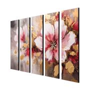 Olive Tree Large Canvas Flower Painting for Wall Decoration Picture Split Panels Art Decor Set of 5 Canvas Paintings