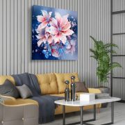 Olive TreeWooden Wall Art Canvas Painting for Home, Bedroom & Living Room|Engineered Wood Frame|Modern Stylish Hanging Wall Art Painting for Wall Decoration|24 x 24 inch Multicolour