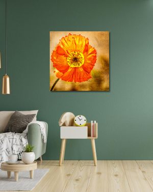 Olive TreeWooden Wall Art  Canvas Painting for Home, Bedroom & Living Room|Engineered Wood Frame|Modern Stylish Hanging Wall Art Painting for Wall Decoration|24 x 24 inch Multicolour