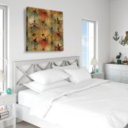 Olive TreeWooden Wall Art  Canvas Painting for Home, Bedroom & Living Room|Engineered Wood Frame|Modern Stylish Hanging Wall Art Painting for Wall Decoration|24 x 24 inch Multicolour