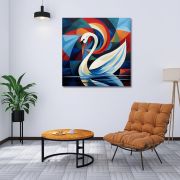 Olive TreeWooden Wall Art Canvas Painting for Home, Bedroom & Living Room|Engineered Wood Frame|Modern Stylish Hanging Wall Art Painting for Wall Decoration|24 x 24 inch Multicolour