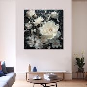 Olive TreeWooden Wall Art Canvas Painting for Home, Bedroom & Living Room|Engineered Wood Frame|Modern Stylish Hanging Wall Art Painting for Wall Decoration|24 x 24 inch Multicolour