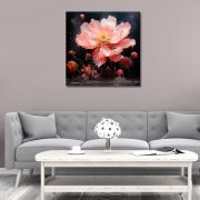 Olive TreeWooden Wall Art Canvas Painting for Home, Bedroom & Living Room|Engineered Wood Frame|Modern Stylish Hanging Wall Art Painting for Wall Decoration|24 x 24 inch Multicolour