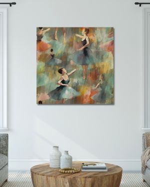 Olive TreeWooden Wall Art  Canvas Painting for Home, Bedroom & Living Room|Engineered Wood Frame|Modern Stylish Hanging Wall Art Painting for Wall Decoration|24 x 24 inch Multicolour