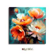Olive TreeWooden Wall Art Canvas Painting for Home, Bedroom & Living Room|Engineered Wood Frame|Modern Stylish Hanging Wall Art Painting for Wall Decoration|24 x 24 inch Multicolour