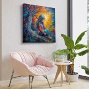 Wooden Wall Art Canvas Painting Modern Stylish Hanging Wall Art Painting for Wall Decoration