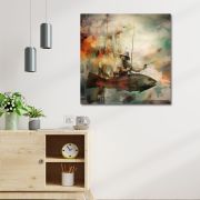 Wooden Wall Art Canvas Painting