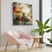 Wooden Wall Art Canvas Painting