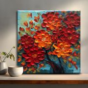 Wooden Wall Art Canvas Painting