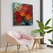 Wooden Wall Art Canvas Painting