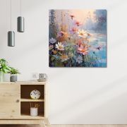 Wooden Wall Art Canvas Painting for Home