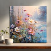 Wooden Wall Art Canvas Painting for Home