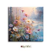 Wooden Wall Art Canvas Painting for Home