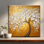 Wooden Wall Art Canvas Painting