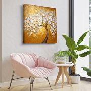 Wooden Wall Art Canvas Painting