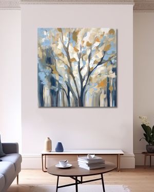 Wooden Wall Art Canvas Painting for Home