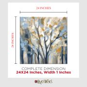 Wooden Wall Art Canvas Painting for Home