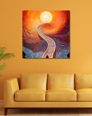 Wooden Wall Art  Canvas Painting