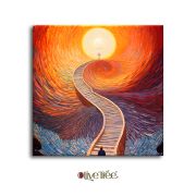 Wooden Wall Art Canvas Painting