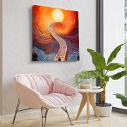 Wooden Wall Art Canvas Painting