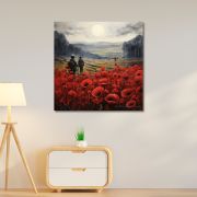 Wooden Wall Art Canvas Painting