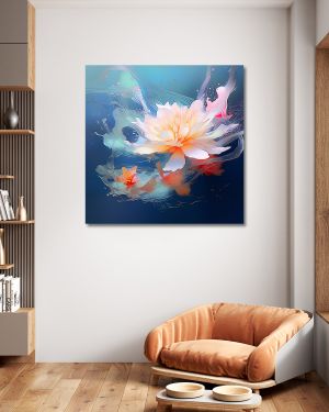 Wooden Wall Art Canvas Painting Multicolour