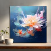 Wooden Wall Art Canvas Painting Multicolour